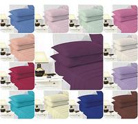 3 Pieces Bedding Set Pillowcase+Duvet Cover + Fitted Sheet for Baby Toddler to fit Cot/Cot Bed (Red)