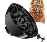 3 Pieces Blow Dryer Attachment, Diffuser Hair Dryer For Curly Hair, 13.5x8cm Universal Hairs Diffuser, Blow Dryers Comb Attachment For Afro Hairs,Gentle Heat And Cool Shot For Frizz Free Curls