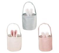 3 Pieces Bunny Ear Shaped Handbags, Gift Bags, Candy Bags, Creative Children's Hand Baskets, Easter Baskets, Cute Storage Bags