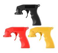 3 Pieces Can Spray Handle Instant Aerosol Trigger Handle Sprayer Machine Full Hand Grip Spray Can Trigger Handle with Full Grip Trigger Locking Collar for Painting