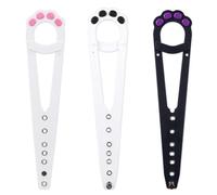 3 Pieces Cat Claw Door Lock, 7 Hole Adjustable Elastic Door Lock to Prevent Dogs from Entering, Flexible Door Lock, Pet Isolation Door Lock