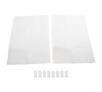 3 Pieces Cooker Hood Grease Filters for Extractor Fan Kitchen Use Non Woven Flame Retardant Fabric Designed to Fit Various Range Hood Models