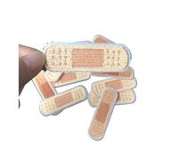 3 Pieces Cross Bandage Embroidery Repair Patches Bag Jacket Jeans Cartoon Iron On Parch for Clothes Small Glue Sticker(Type A)