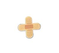 3 Pieces Cross Bandage Embroidery Repair Patches Bag Jacket Jeans Cartoon Iron On Parch for Clothes Small Glue Sticker(Type C)
