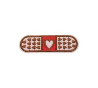 3 Pieces Cross Bandage Embroidery Repair Patches Bag Jacket Jeans Cartoon Iron On Parch for Clothes Small Glue Sticker(Type D)