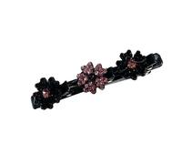 3 Pieces Double Layer Braided Hair Clip Broken Hair Solid Clip Women Hairpin Korean Solid Headband Hairpin Lazy Hair Styling Accessories (003)