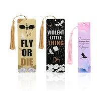 3 Pieces Dragon Element Bookmarks, Acrylic Bookmarks, Reading Accessories, Student Stationery, Creative Personalized Bookmarks, Gift Bookmarks