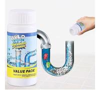 3 Pieces Drain Cleaner Foam Extra Strong, Pipe Cleaner Extremely Strong, Sink and Drain Cleaner, Highly Effective Pipe Cleaner with Active Foam for Kitchen, Bathroom, Toilet and Balcony (2)