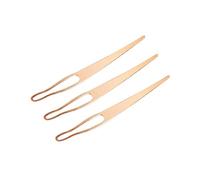 3 Pieces Dreadlocks Crochet Hooks Needles Interlocking Tool for Locs Sisterlock Crochet Hook Tool Tightening Accessory Hair Tool for Dreadlocks (Rose Gold)