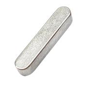 3 Pieces Drive Shaft Parallel Flat Keys 5x5mm, M5 Rectangular Keys 304 Stainless Steel for Belt Pulley(20mm)