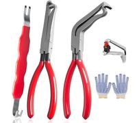 3 Pieces Electrical Disconnect Pliers, Electrical Disconnect Pliers, Electrical Connecting Pliers for Cars, Pipe Repair Hose Clamps, Spark Plug Removal for Plugs with Pressure Tab
