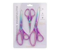 3 Pieces Embroidery Scissors Metal Sewing Dressmaking Fabric for Needlework
