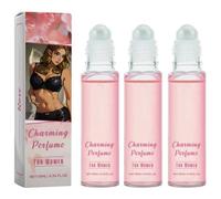 3 Pieces Enhanced Scents Pheromone Perfume For Women, Womens Roll Perfume 10ml, Fragrance Romance Perfume For Women Long Lasting