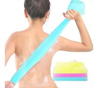 3 Pieces Exfoliating Washcloth Japanese Body Back Scrubber Korean Exfoliating Luffah Towel Beauty Shower Loofah Luffa Sponge Cleaner Scrub Wash Cloth for Men Women Dead Skin Remove