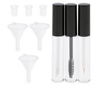 3 Pieces Eyelash Growth Mascara Tube Eyeliner Lip Gloss Vials Funnels 7ml, 3 pcs 7ml