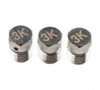 3 Pieces For HPA Tank Regulator Valve Burst Disk Set 1 8K 3K 5K 6K 7 5K for Compressed Air Tanks with Anti Rust Brass Material and Safety Pressure Relief (3000psi)