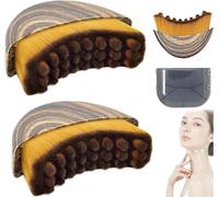 3 Pieces Gentle Lymphatic Drainage Massager, Face Brush for Lymphatic Contouring, Lymphatic Facial Brush, Accurate Fit to the Skin, Ergonomic Design, Chin and Jaw Contouring Na