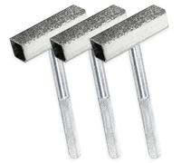 3 Pieces Grinding Wheel Dresser Diamond Grinding Wheel Dresser Stone Dresser Bench Grinder Dressing Tool for Grinding Deburring Wheels, Silver