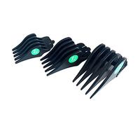 3 Pieces Hair Clipper Limit Combs 32 mm 38 mm 51 mm Cutting Guard Attachment Black