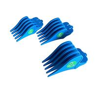 3 Pieces Hair Clipper Limit Combs 32 mm 38 mm 51 mm Cutting Guard Attachment Blue
