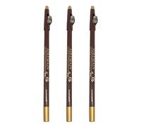 3 Pieces Hairline Barber Magic Pencil Tool for Making Arches Shaver light brown