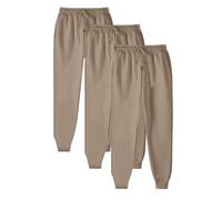 3 Pieces Joggers For Women Cuffed Ankles Sweatpants Elasticated High Waist Joggers Ladies Solid Color Drawstring Hiking Jogging Bottoms Baggy Tracksuit Bottoms With Pockets Travel Outdoor Streetwear