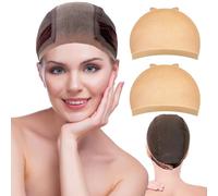 3 Pieces Lace Wig Grip Cap Set for Women, Transparen Non Slip Wig Gripper for Keeping Wigs, No Glue, Securely Fixed, Adjustable, Comfortable and Non-Slip, U-Shaped and Elastic