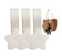 3 Pieces Magnetic Hat Clips, Portable Hat Clips, Travel Backpack Hat Clips, Outdoor Flower Hat Clips, Silicone Hat Clips Beige