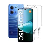 [3 Pieces] Matte Screen Protector for Xiaomi Redmi 15C 4G/5G 6.9 Inch Camera Protection Film, Matte Anti-fingerprint [Anti-Glare] Matte Screen Protector