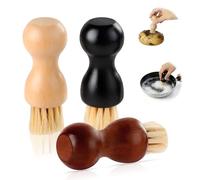 3 Pieces Mushroom Brush, Natural Wooden Dish Brush, Vegetable Scrubbing Brush, Kitchen Accessories for Cleaning Mushrooms, Fruits, Vegetables, Pots Pans, Sink, Eco-Friendly Kitchen Sponge Alternative