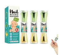 3 Pieces No Bite Nail Polish, 10ml Anti Nail Biting Polish, Stop Biting Nails, Nails Bitter Water, Mild And Safe Nails Care Tool For Kids, Adults, Teens