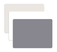 3 Pieces Non Slip Table Mat, 40 x 30 cm, Heat Proof Mat, Silicone Mats for Crafts, Wipeable Placemats, Silicone Worktop Protector, for Use in The Kitchen, at The Dining Table and for Craft Projects