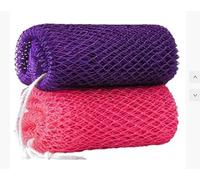 3 Pieces Of African Exfoliating Sponge, Mesh Bath Sponge, Body Back Scrub Tool, Reusable.