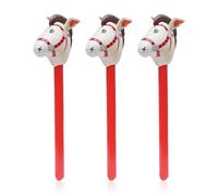 3 Pieces Of Animal Theme Inflatable Sticks, Inflatable Horse Toys, Creative Toys, Fun Toys, Party Decorations