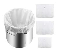 3 Pieces of Brewing Bags, Brewing Filter Bags, Separation Filter Bags, Suitable for Filtration in Home Brewing, Food and Beverage, Water Treatment, etc.