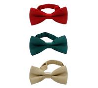 3 Pieces Of Children'S Bow Tie, Simple Solid Color, Adjustable Design Bow Tie, Soft And Comfortable, Classic And Fashionable, Performance Party And Party Costume Accessories.