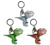 3 Pieces of Dinosaur Keychain, Creative and Fun Keychain, Cute Decorations, Bag Pendants.