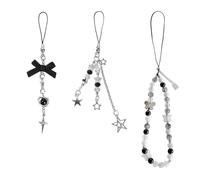 3 Pieces Of Fashionable Mobile Phone Chains, Simple And Versatile Mobile Phone Chains, Mobile Phone Charm Bead Chains, Mobile Phone Case Accessories, Headphone Box Decorations