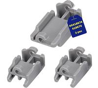 3 Pieces of Fixing Bearings for Dishwasher Basket with the Original Code 00418674 418674 Suitable for Bosch - Warranty 10 Years - MONTERAL
