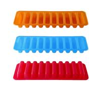 3 Pieces of Long Silicone Molds, Ice Cube Molds, Baking Molds, Cake Molds, Heat-Resistant Molds