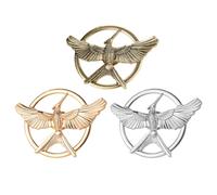 3 Pieces Of Metal Bird Brooches, Interesting Badges, Souvenirs Around The Movie, Suitable For Backpacks, Hats, And Clothes.