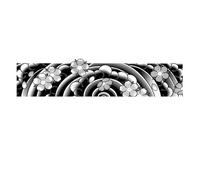 3 Pieces Of Tattoo Stickers Koi Fish Chrysanthemum Wave Semi-Permanent Armband Herbal Tattoo Stickers