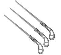 3 Pieces Outdoor Portable Hand Saw, Garden Small Hand Saw with Non-Slip Handle, Easy Cutting Pruning Saw for Gardening Camping Pruning Saw Cutting Wood