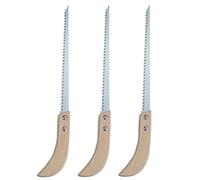 3 Pieces Outdoor Portable Hand Saw, MiniWall Panel Rugged Wood Working Small Saw with Non-Slip Handle, Easy Cutting Pruning Saw, Fine-Toothed Hand Saw for Garden Pruning