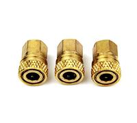 3 Pieces Paintbll PCP Diving Cylinders High Pressure Fill Hose Fitting 8MM Female Quick Disconnect Connector Female Thread 1/8 BSPP or 1/8 NPT (1/8 BSPP)