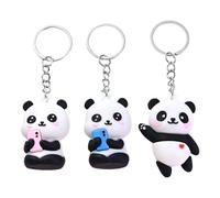 3 Pieces Panda Keychains, Cute Animal Keychains, Gift Keychains, Children's Keychains