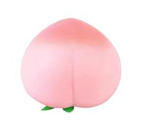 3 Pieces Peach Slow Rising Stress Relief Balls, 8x8x6cm, Realistic Peach Shaped Fruit Squeeze Balls, Sensory Food Fun Stretchy Hand Toys, For Christmas Birthday Spring Party Classroom School Prize