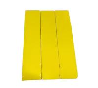 3 Pieces Pickleball Racket Edge, Yellow | PU Material, Paddle Frame Protection Strip, Flexible, paddle edge protector Tape Protector, for Practice games