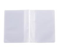3 Pieces Plastic Wallet Insert Credit Card Holder with 10 Page 20 Slots, 9.5 x 6.5 cm, Transparent