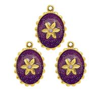 3 Pieces Practical Sturdy Steel Sunflowers Pendant Accessory For Women Featuring Enameled Tarot Card Crescents Star Charm Star Necklace